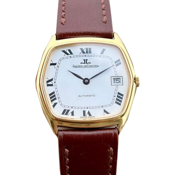 Vintage 18k JAEGER-LeCOULTRE Automatic Watch Ref 5000.21 c.1980s Cal 901