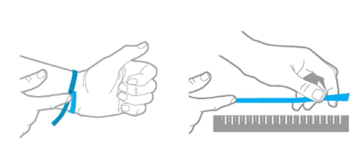 Cách đo chu vi cổ tay