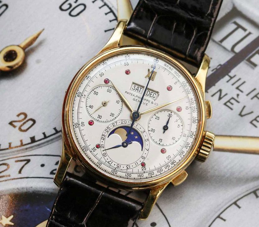 Hình ảnh chiếc đồng hồ Patek Philippe Reference 1527 Perpetual Calendar Rose Gold 18K