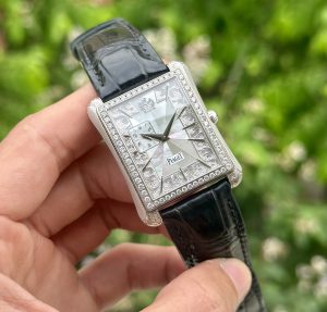 Piaget White Tie Emperador in White Gold with Diamond Benzel