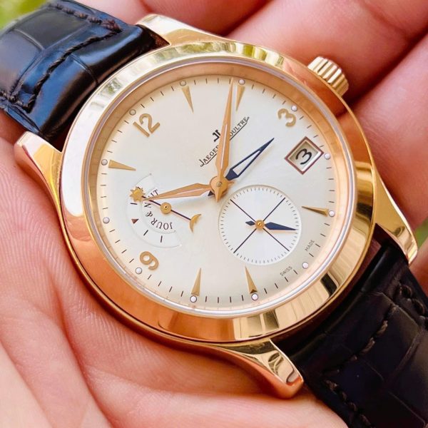 Jaeger Le Coultre Master Control Hometime 18k Rose Gold Q1622420