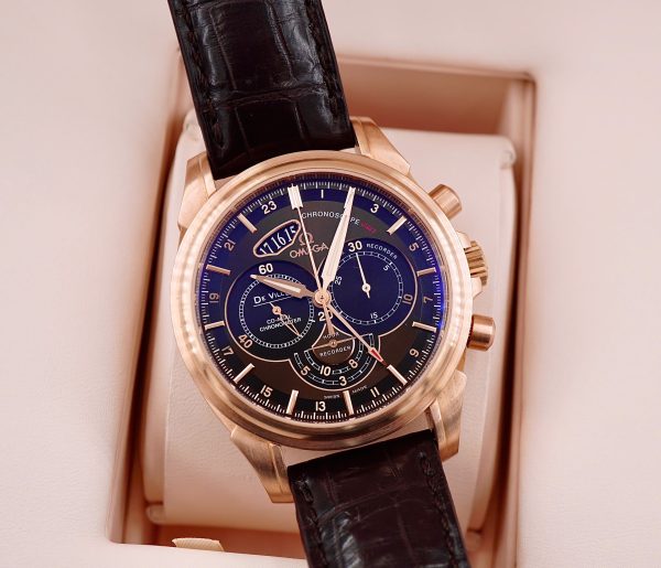 Omega Deville Chronoscope GMT Rose Gold 422.53.44.52.13.001