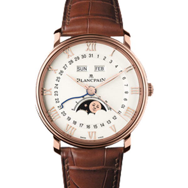 Blancpain Villeret Moonphase Quantième Complet 6654-3642-55B