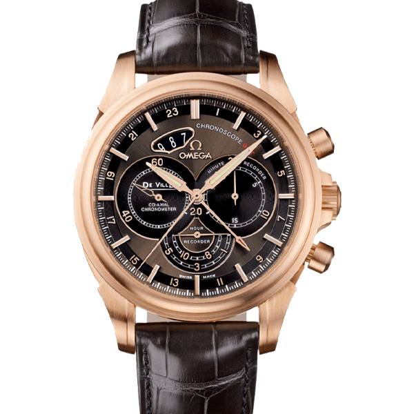 Omega Deville Chronoscope GMT Rose Gold 422.53.44.52.13.001