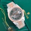 Rolex Datejust Wimbledon 126331 Oystersteel và vàng Everoso Mặt số Slate