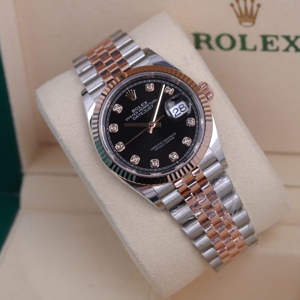 Rolex 126231 Black Dial Cọc Kim Dây Jubilee