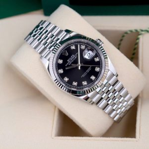 Rolex 126234 Black Diamond 36mm Dây Jubilee