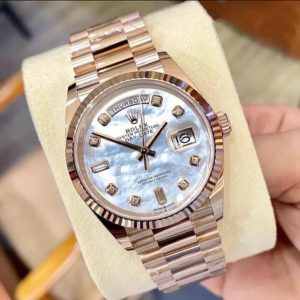 Rolex Everose Gold Day-Date 36mm 128235 MOP