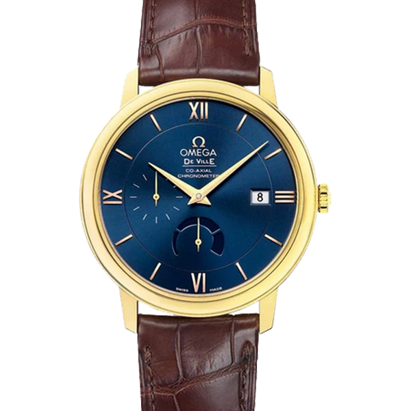 Omega De Ville Prestige Co-Axial  Power Reserve (424.53.40.21.03.001) 18k Yellow Gold