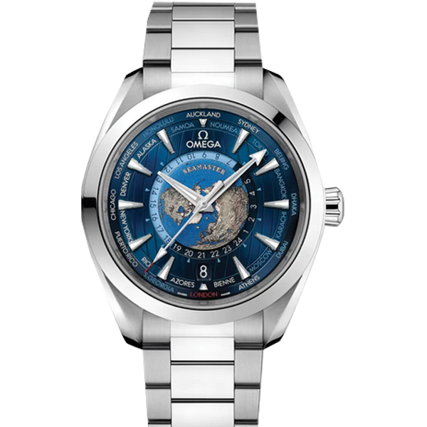 Omega Seamaster Aqua-Terra GMT Worldtimer 43mm 220.10.43.22.03.001