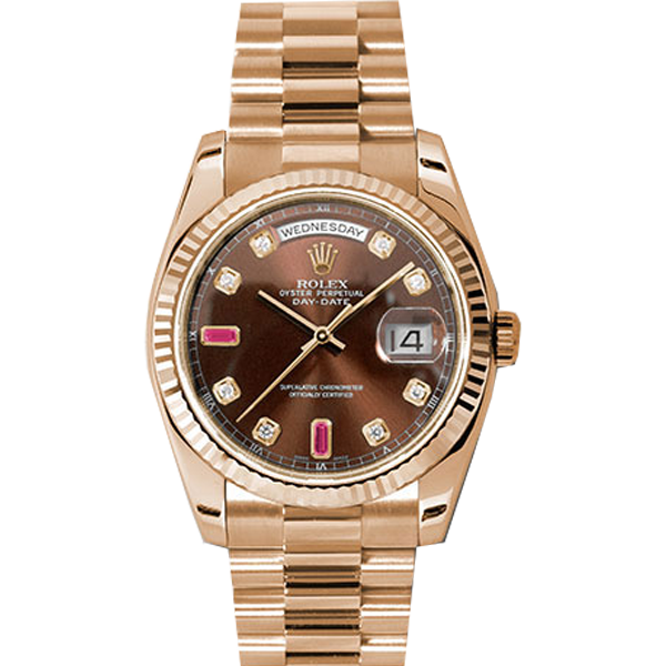 Rolex Day-Date President Day Date 118235 Everose Gold Mặt Xà Cừ Tím