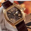 Cartier Roadster XL Chronograph 18k Rose Gold W62042Y5 2848