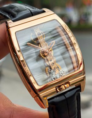 Corum Golden Bridge Au750 18k Rose Gold 113.160.55/0002