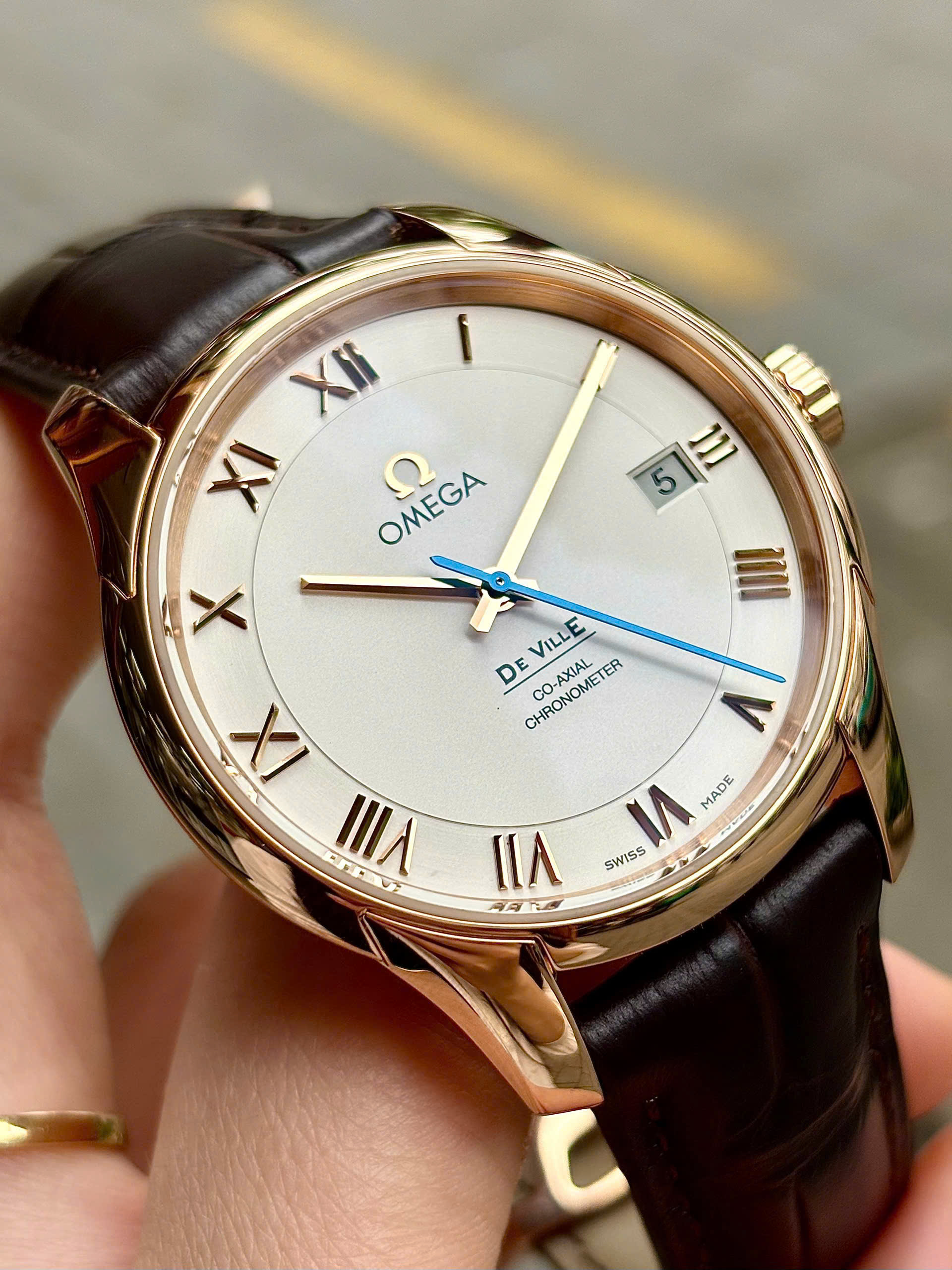 Omega Deville Co-Axial 18k Rose Gold 431.53.41.21.02.001 Omega Deville Co-Axial 18k Rose Gold 431.53.41.21.02.001