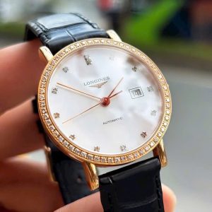 Longines Elegant Rosegold 18k MOP L4.287.9.87.0