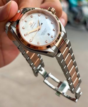 Omega Aqua Terra Mother of Pearl Diamond 220.20.34.20.55.001
