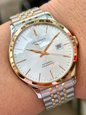 Longines Record Chronometer 18k Bezel L2.821.5.72.7