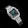 Cartier Santos de Cartier Medium Green Dial WSSA0061