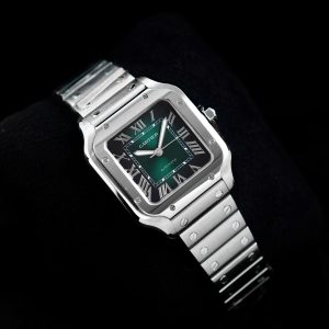 Cartier Santos de Cartier Medium Green Dial WSSA0061