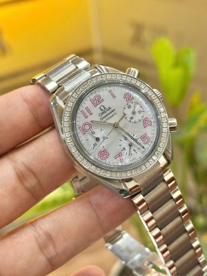 Omega Speedmaster Steel & Diamonds & MOP 3815.70.36