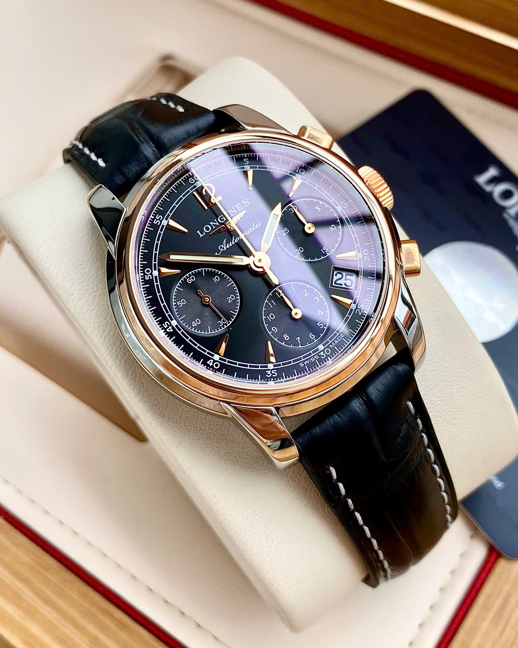 Longines Black Saint Imier Chronograph L2.753.5.52.3 Longines Black Saint Imier Chronograph L2.753.5.52.3