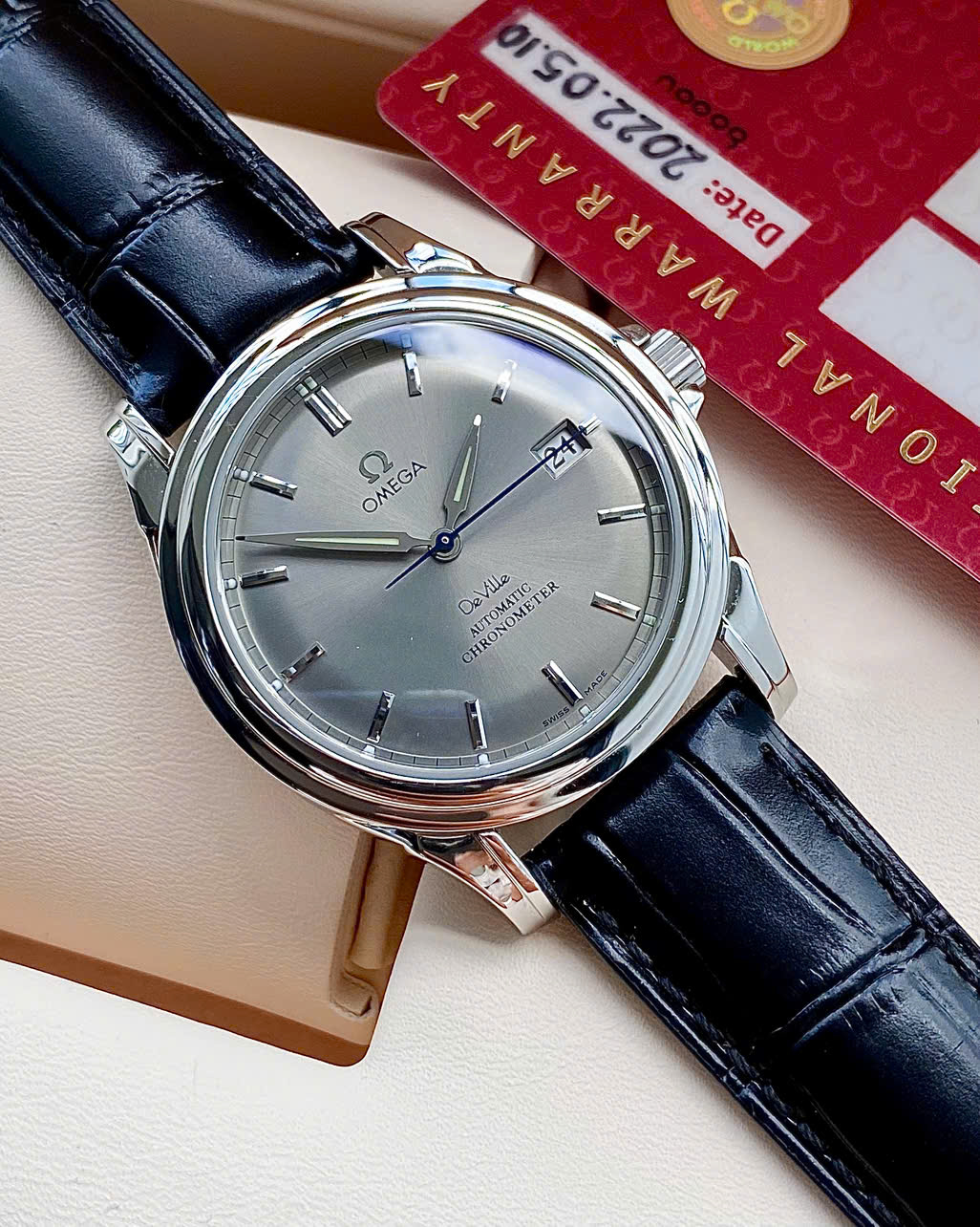 Omega DeVille 4831.40.31 Co-Axial Chronometer 37.5mm Omega DeVille 4831.40.31 Co-Axial Chronometer 37.5mm
