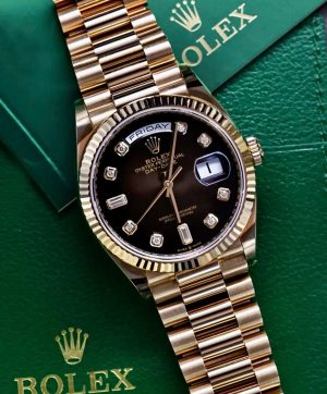 Rolex Day-Date 128235 Ombre Chocolate