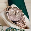 Rolex Day-Date 40mm Rose Gold 228235 Pave